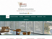 Tablet Screenshot of bretzinteriors.com